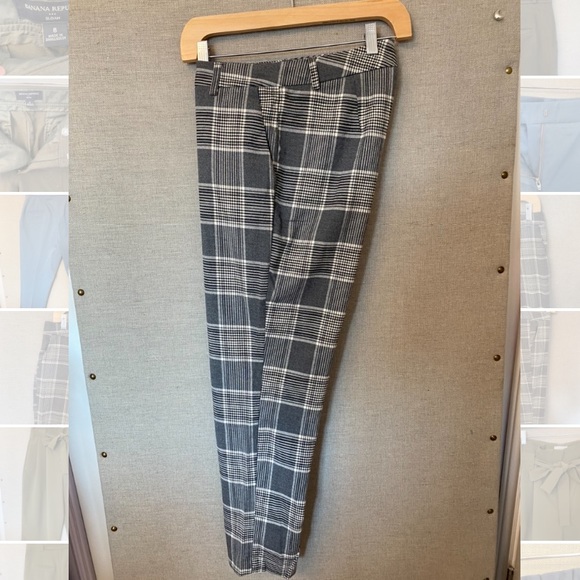 H&M Wool Plaid Dress Pant - Picture 3 of 9